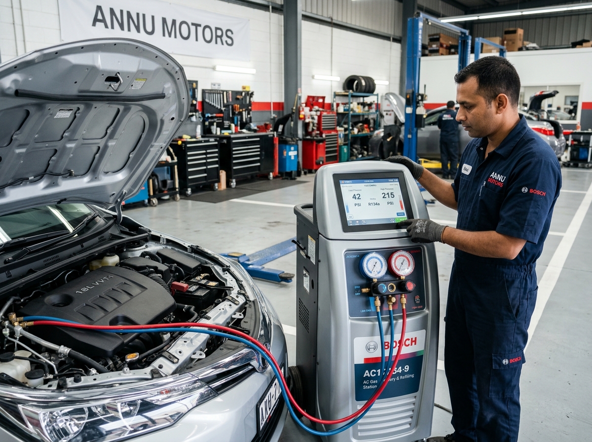 Car AC Repair & Gas Recharge at Annu Motors