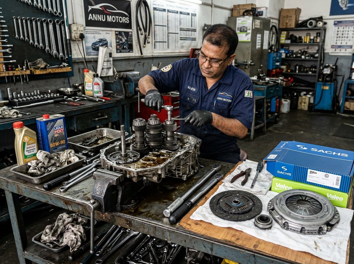 Clutch & Gearbox Overhaul at Annu Motors
