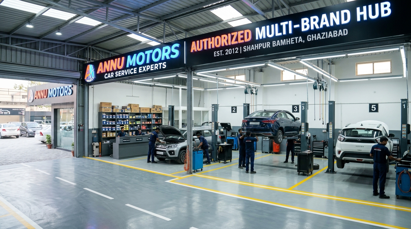 Annu Motors Authorized Multi-Brand Car Service Workshop - Shahpur Bamheta Ghaziabad
